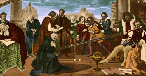 Galileo's Gravity Experiment, 1589 Poster Print by Science Source - Item # VARSCIBV9906