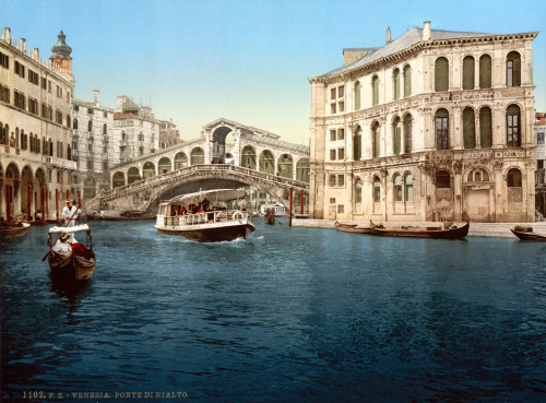 Rialto Bridge, Grand Canal, 1890s Poster Print by Science Source - Item # VARSCIJA7146