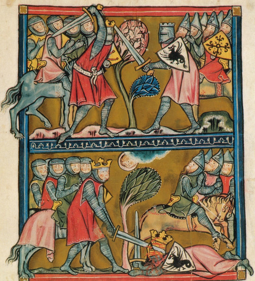 Charlemagne Kills Baligant, 788 Poster Print by Science Source - Item # VARSCIBV1536