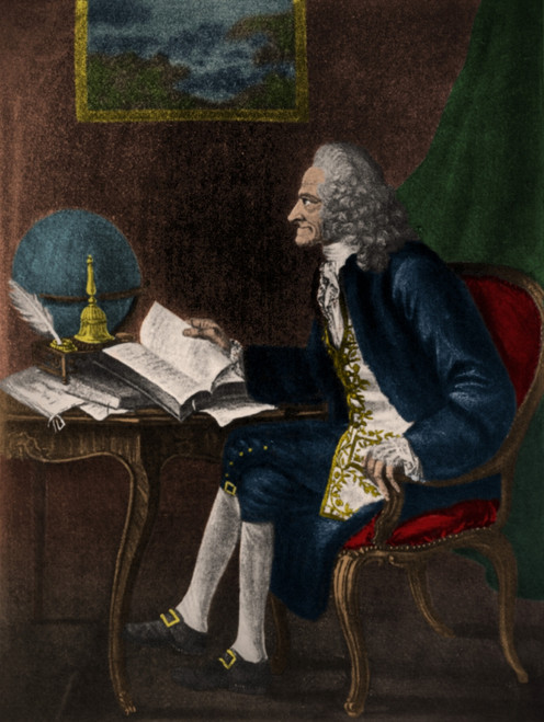 Voltaire, French Enlightenment Author Poster Print by Science Source - Item # VARSCIJA1135