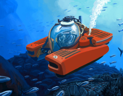 Submersible Poster Print by Spencer Sutton/Science Source - Item # VARSCIBY3766