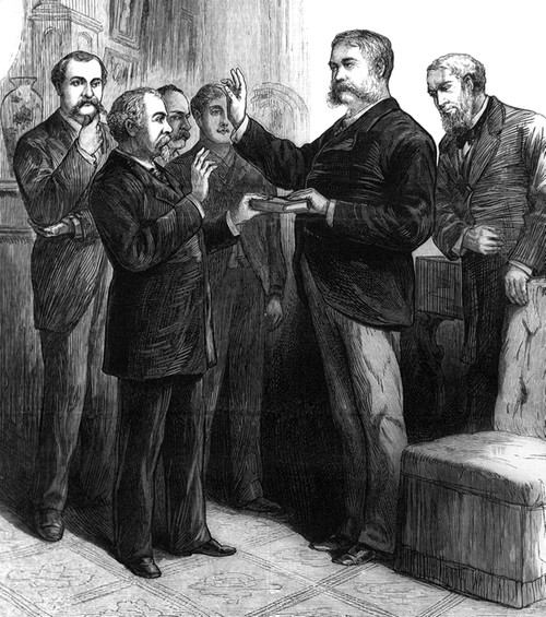 Chester Arthur's Inauguration, 1881 Poster Print by Science Source - Item # VARSCIBX9343