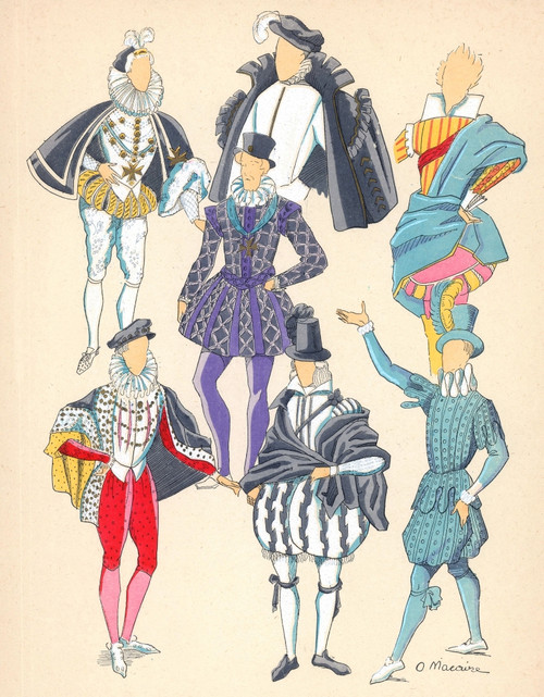 Renaissance Fashion, 17th Century Poster Print by Science Source