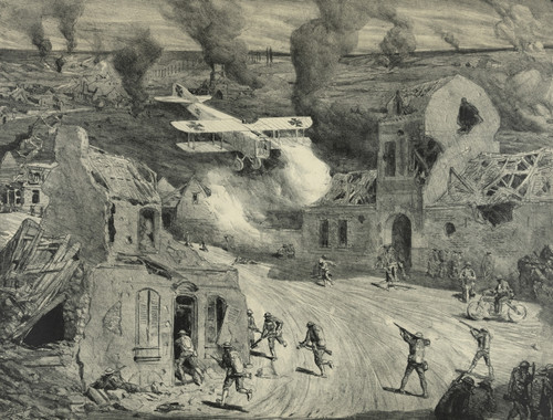 WWI, German Airplane Attack Poster Print by Science Source - Item # VARSCIBZ5161