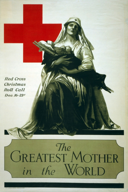 WWI, Red Cross Christmas Roll Call, 1918 Poster Print by Science Source - Item # VARSCIBZ6399