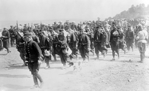 WWI, French Soldiers on the March Poster Print by Science Source - Item # VARSCIBZ5187