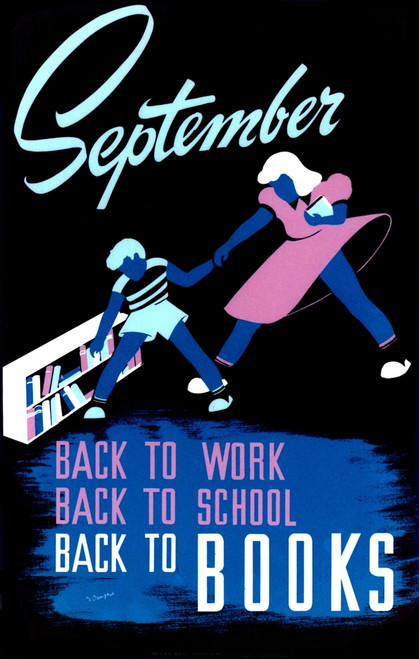 Back to School, FAP Poster, 1940 Poster Print by Science Source - Item # VARSCIJC3022