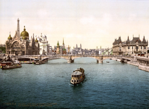 Pavilions of the Nations, Paris Expo, 1900 Poster Print by Science Source - Item # VARSCIJA6312