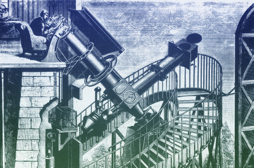 Equatorial Telescope, Paris Observatory, 1883 Poster Print by Science Source - Item # VARSCIBP9703