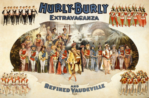 Hurly-Burly Extravaganza and Vaudeville, 1899 Poster Print by Science Source - Item # VARSCIJB0564