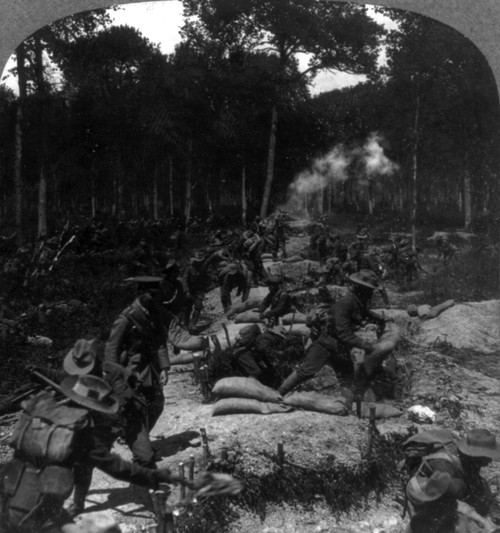 WWI, British Soldiers in Trench, 1916 Poster Print by Science Source - Item # VARSCIBZ1786