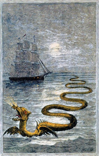 Sea Serpent, Legendary Creature Poster Print by Science Source - Item # VARSCIBY0481