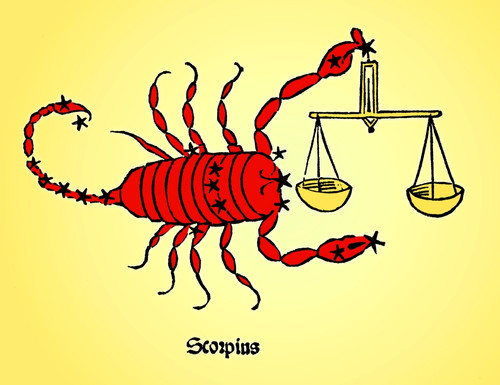 Scorpius Constellation, Zodiac, 1482 Poster Print by Science Source - Item # VARSCIBZ6482