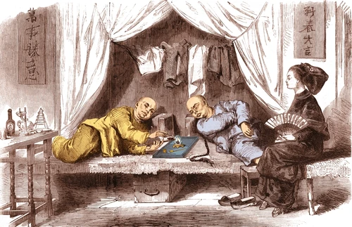 San Fransisco Opium Den, 19th Century Poster Print by Science Source