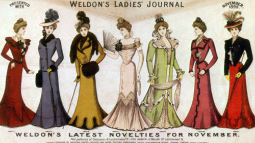 Fall Fashions, 1899 Poster Print by Science Source - Item # VARSCIJB9249