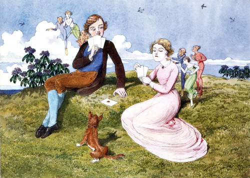 Hearts Are Trumps, 1880 Poster Print by Science Source