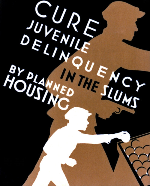 Juvenile Delinquency, FAP Poster, 1936 Poster Print by Science Source - Item # VARSCIJC3077