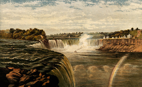 Niagara Falls with Rainbow, 1860 Poster Print by Science Source - Item # VARSCIJB2952
