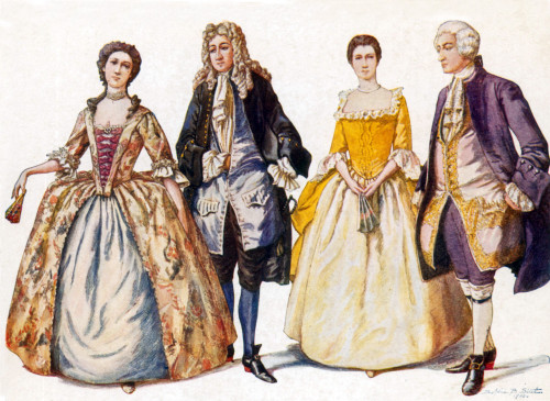 American Colonial Fashion, 18th Century Poster Print by Science Source - Item # VARSCIJB9241
