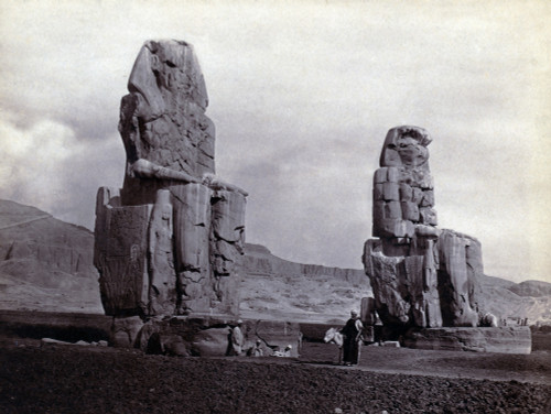 Colossi of Memnon, Valley of the Kings, 1850s Poster Print by Science Source - Item # VARSCIJA1274