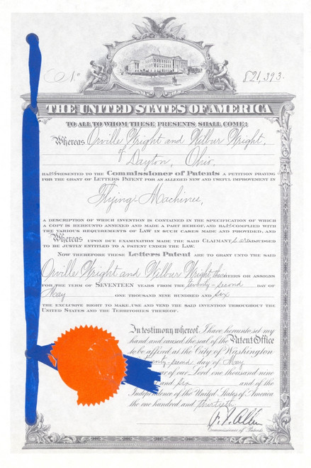 Wright Brother's patent Poster Print by Science Source - Item # VARSCIBH5785