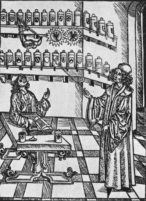 Medieval Italian Pharmacy Poster Print by Science Source - Item # VARSCIBN5627