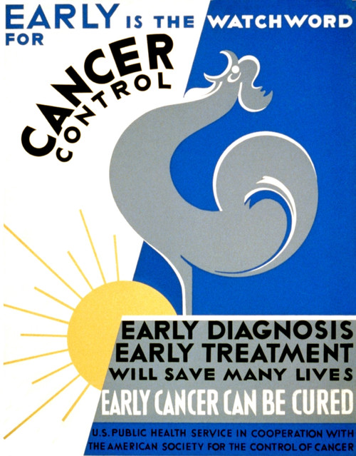 Cancer Control, FAP Poster, 1938 Poster Print by Science Source - Item # VARSCIJC3016