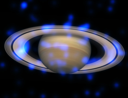 Saturn's Rings sparkling with x-rays Poster Print by Science Source - Item # VARSCIBH5957
