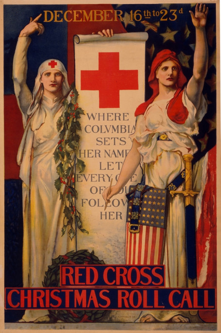 WWI, Red Cross Christmas Roll Call, 1918 Poster Print by Science Source - Item # VARSCIBZ6437