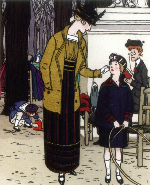 French Fashion, Pierre Brissaud Pochoir, 1914 Poster Print by Science Source - Item # VARSCIJB9255