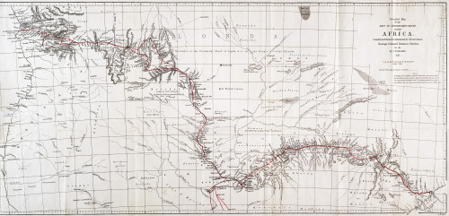 Map of Livingstone's Route Across Africa, 1857 Poster Print by Science Source - Item # VARSCIJB2920
