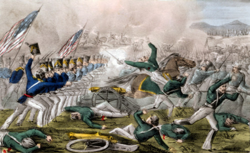 Mexican-American War, Battle of Churubusco, 1847 Poster Print by Science Source - Item # VARSCIBX9333