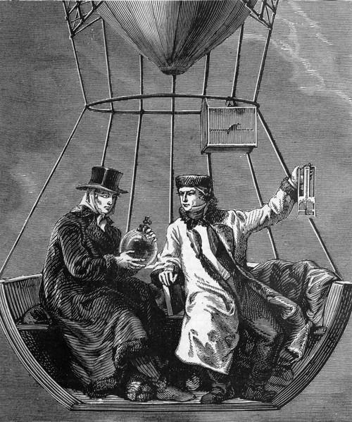 Gay-Lussac and Biot in Hot Air Balloon, 1804 Poster Print by Science Source - Item # VARSCIBD5953