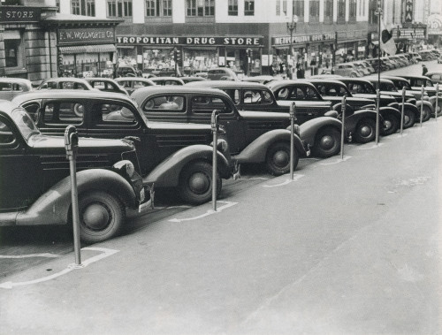 Parked Cars & Meters, 1938 Poster Print by Science Source - Item # VARSCIBR6568