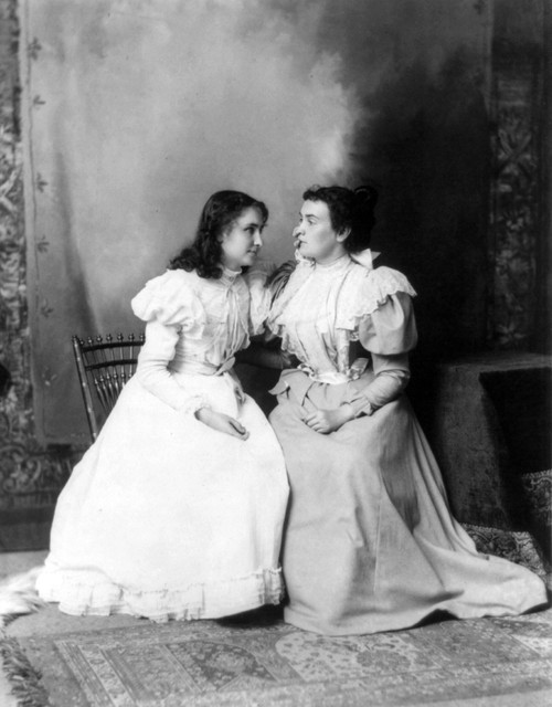 Helen Keller and Anne Sullivan, 1897 Poster Print by Science Source - Item # VARSCIBV9522