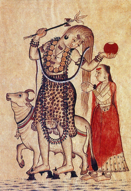 Lord Shiva with Sacred Bull Nandi Poster Print by Science Source - Item # VARSCIBY1421