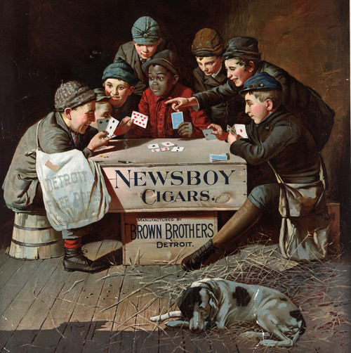 Newsboy Cigars, 1894 Poster Print by Science Source - Item # VARSCIJB8688