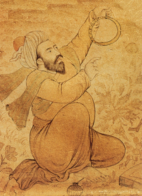 Indian Astronomer with Astrolabe, 17th Century Poster Print by Science Source - Item # VARSCIBX9634