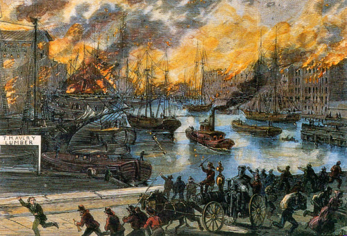 The Great Chicago Fire, 1871 Poster Print by Science Source - Item # VARSCIBX2430