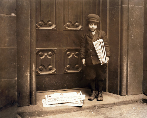 NYC Newsboy, Lewis Hine, 1913 Poster Print by Science Source - Item # VARSCIJB8640