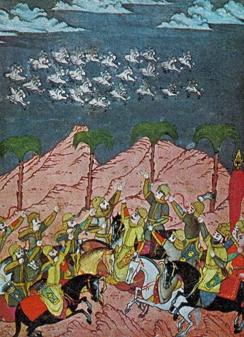 Birds Attack Assyrian Army, 570 AD Poster Print by Science Source - Item # VARSCIBS5892