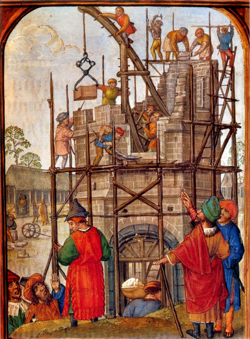 Tower of Babel, Flemish Book of Hours Poster Print by Science Source - Item # VARSCIBX5807