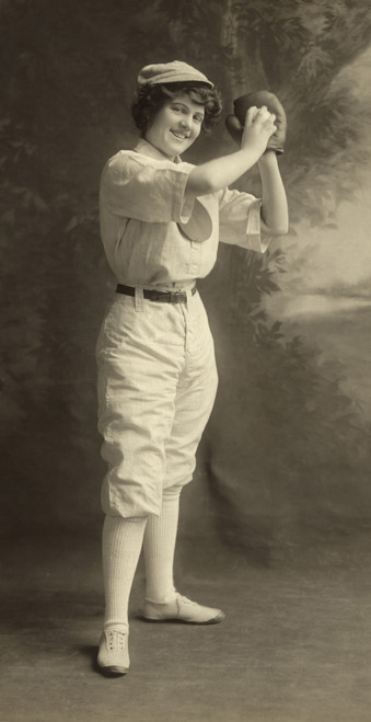 Female Baseball Player, 1913 Poster Print by Science Source - Item # VARSCIBW1067