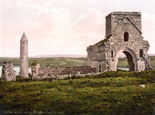 Devenish Island Ruins, Ireland, 1890s Poster Print by Science Source - Item # VARSCIJA7180