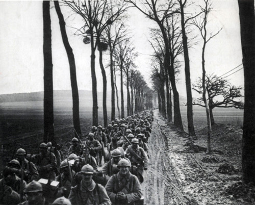WWI, French Infantrymen, Battle of Somme, 1916 Poster Print by Science Source - Item # VARSCIBZ7178