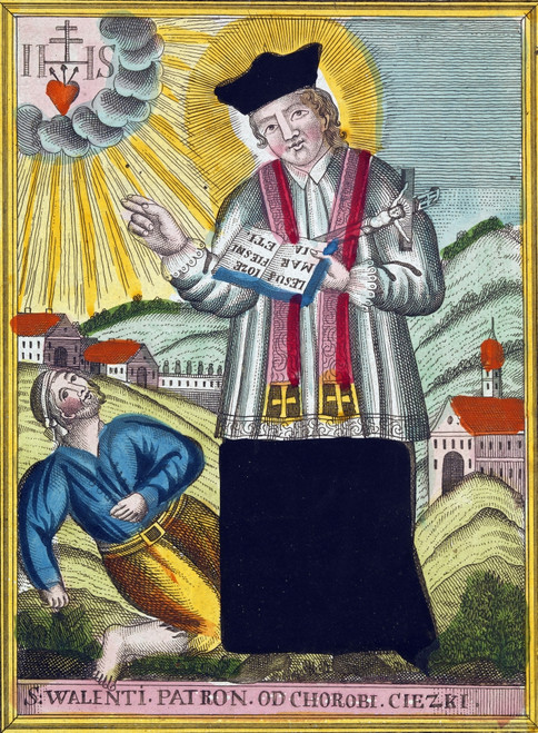 Saint Valentine Blessing Epileptic Poster Print by Science Source - Item # VARSCIJB5421