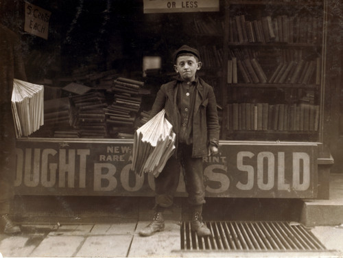 New Haven Newsboy, Lewis Hine, 1909 Poster Print by Science Source - Item # VARSCIJB8649