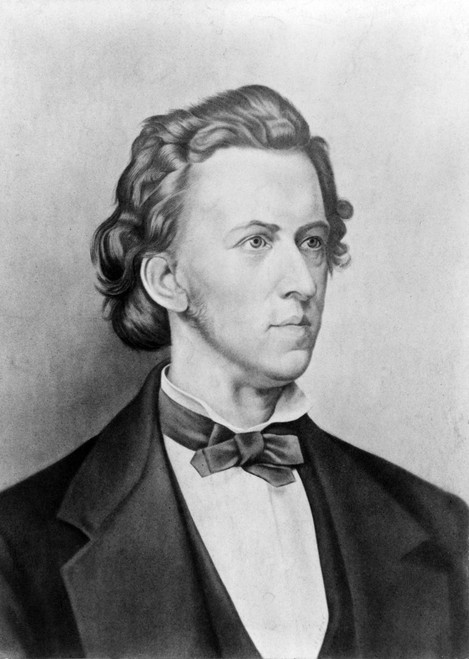 FrÔøΩ?_ÔøΩ?_dÔøΩ?_ÔøΩ?_ric Chopin, Polish Composer Poster Print by Science Source - Item # VARSCIJC2731