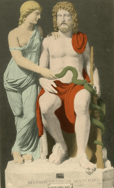 Aesculapius, Greek God of Medicine and Healing Poster Print by Science Source - Item # VARSCIBP6277