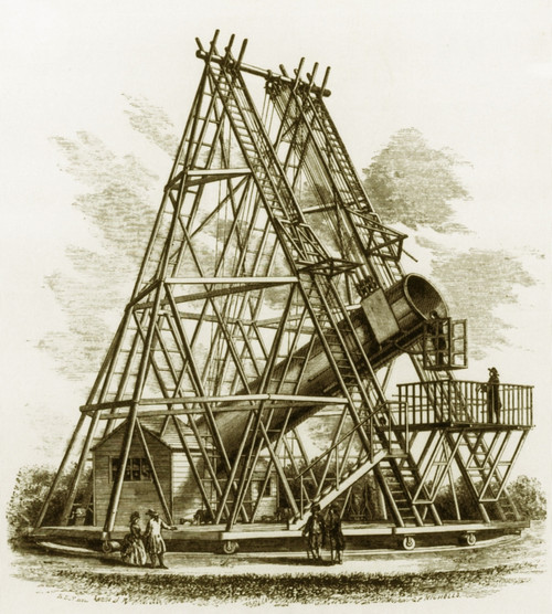 Reflecting Telescope, 1789 Poster Print by Science Source - Item # VARSCIBQ6588